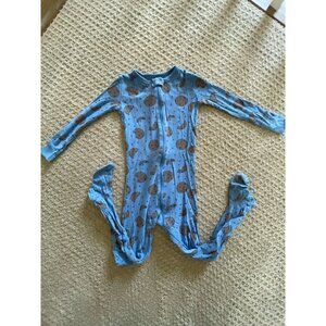 Old Navy Blue Cookie Footie Pajamas